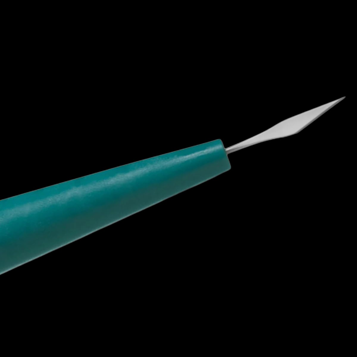 Beaver-Visitec Optimum Steel Surgical Knife, Sterile, Disposable, Size 15, 10/Box