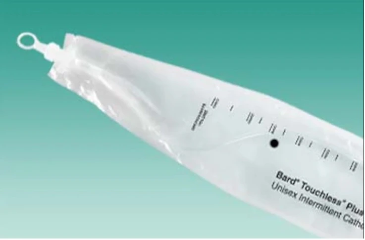 Bard Touchless Plus Catheter Kit, Red Rubber Latex, 14 Fr, 1100 mL Drainage Bag