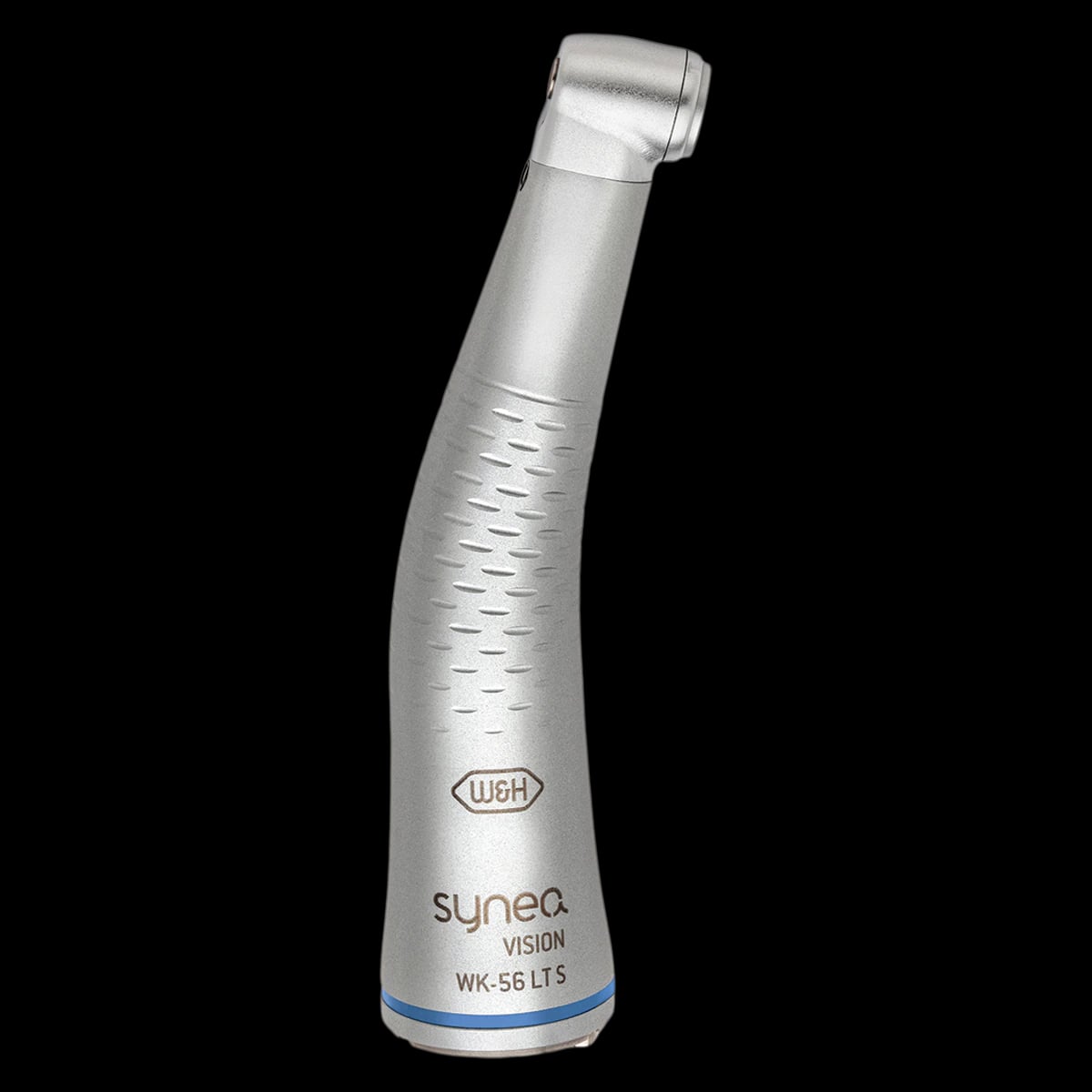 W&H Synea Vision WK-56 LT S Low Speed Electric Contra-Angle Handpiece, LED Light, 1:1 Ratio, 40,000 rpm, Micro Head, Push-Button Autochuck