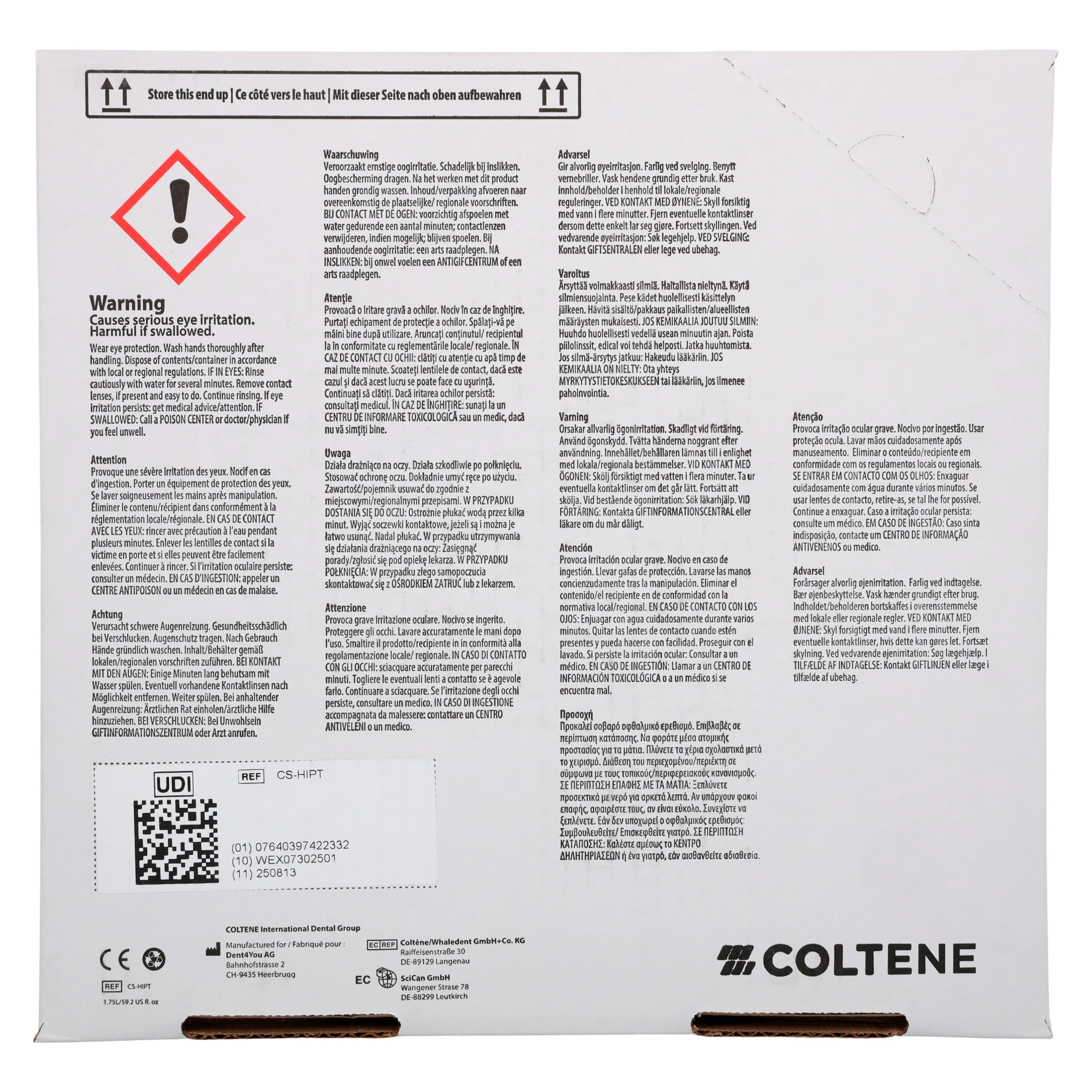 HYDRIM Cleaning Solution for L112W, 1.75 Liter, 4/Case