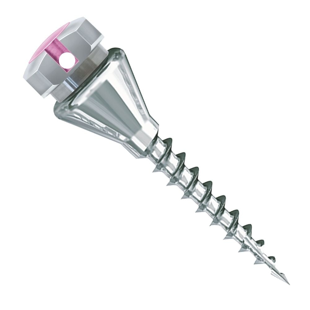 Ortho Technology Spiderscrews Long Neck K1, Self-Ligating TAD, Conical Thread, 6.5 mm