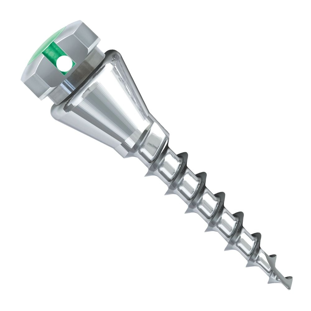 Ortho Technology Spiderscrews Long Neck K2, Self-Ligating TAD, Conical Thread, 6mm, Each