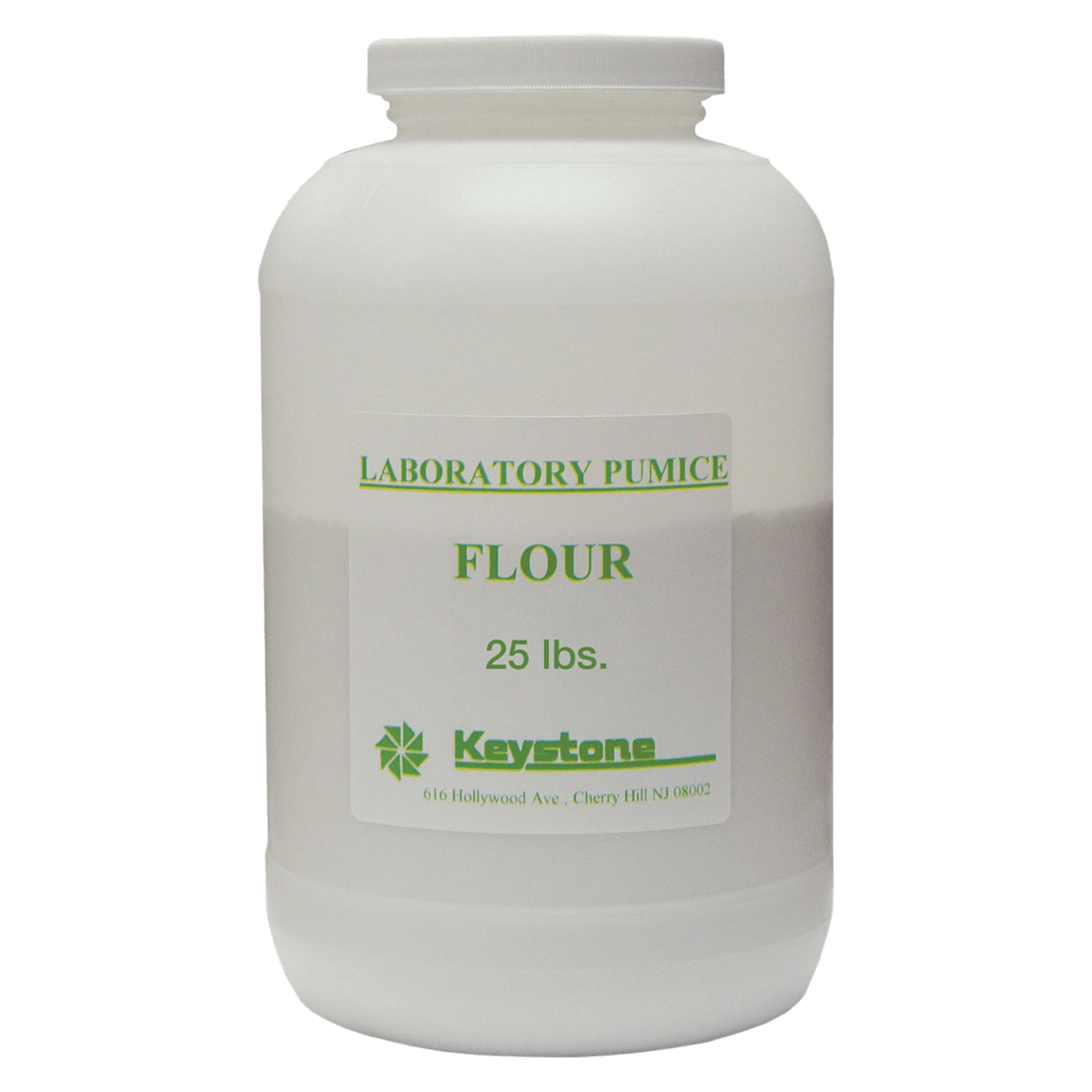 Keystone Laboratory Pumice Powder, Flour 2F, 25 lb Bottle