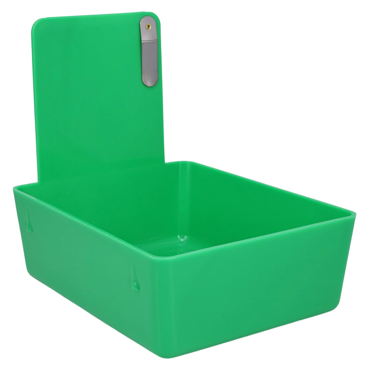 Keystone Lab Work Pan, Green Plastic, 7" x 5" x 2-1/2", 7000375