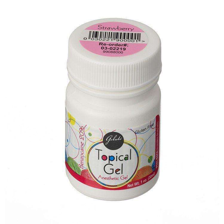 Gelato 20% Benzocaine Topical Anesthetic Gel, Strawberry, 1 oz (30 g) Jar, 03-02219
