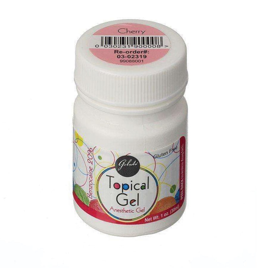 Gelato 20% Benzocaine Topical Anesthetic Gel, Cherry, 1 oz (30 g) Jar, 03-02319