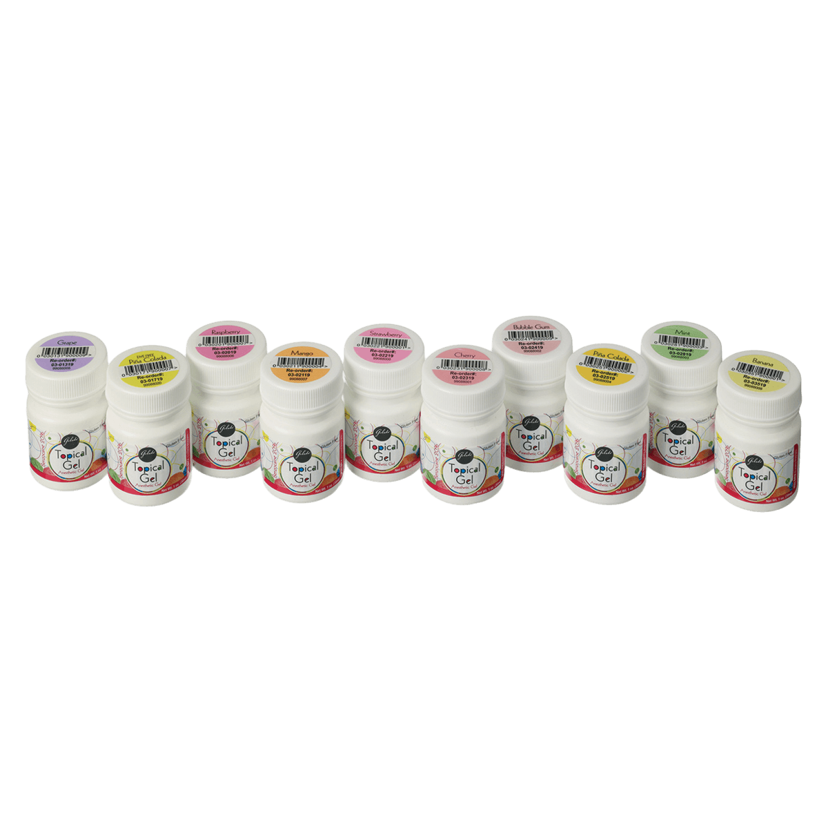Gelato Topical Anesthetic Gel, 20% Benzocaine, Banana Flavor, 1 oz Jar, 1/Pk