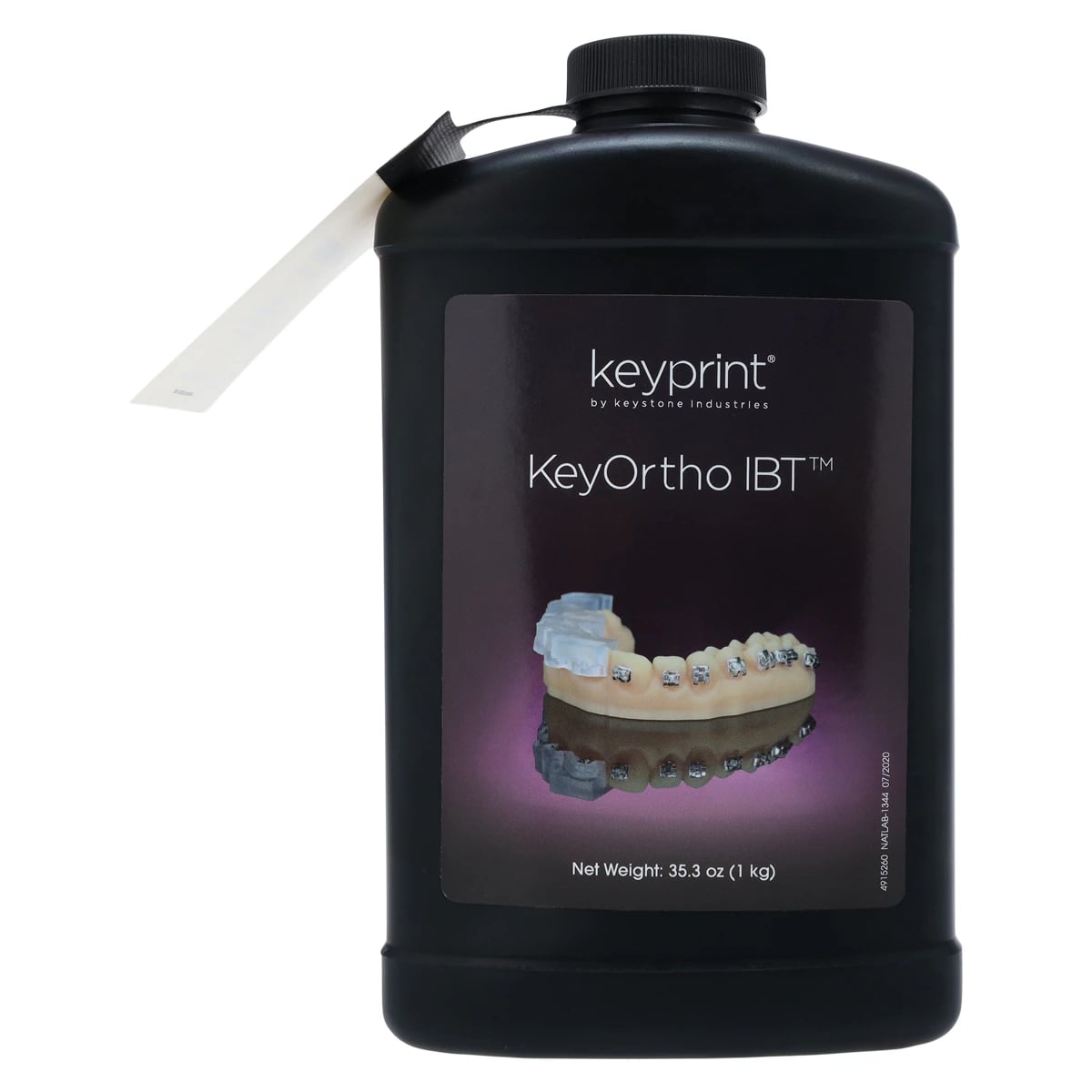 KeyOrtho IBT Biocompatible 3D Printing Resin, 1kg Bottle, 4220008