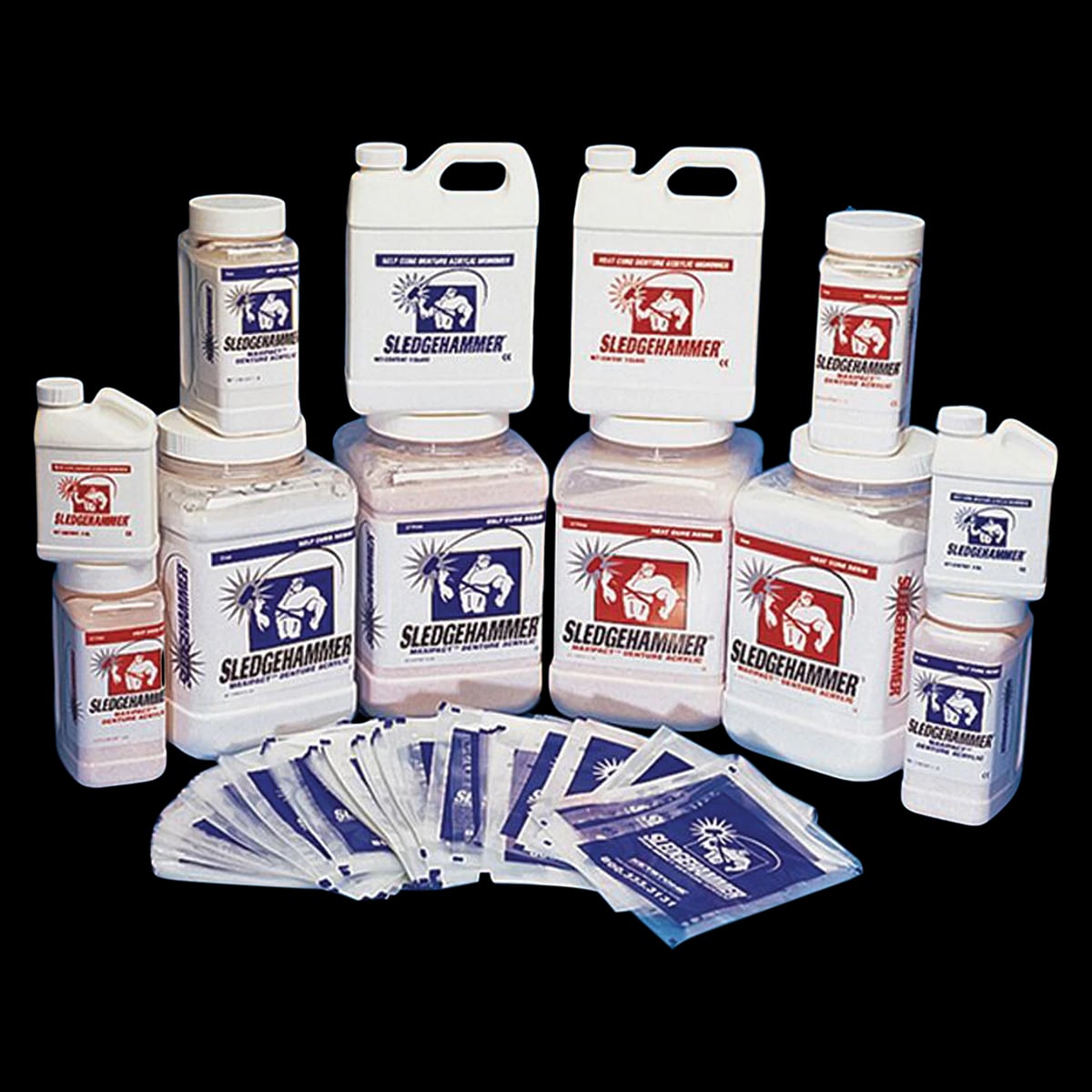 Sledgehammer Heat Cure Denture Acrylic Powder, Light Fiber Plus, 5 lb, 01KEZKNPKB7NQHMJEAR77GCR24