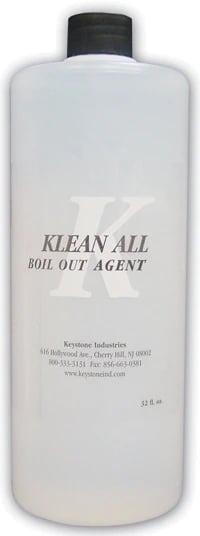 Keystone Klean All Boil Out Agent, 1 Gallon Bottle, Odor Free, Dissolves Grit, 1014103