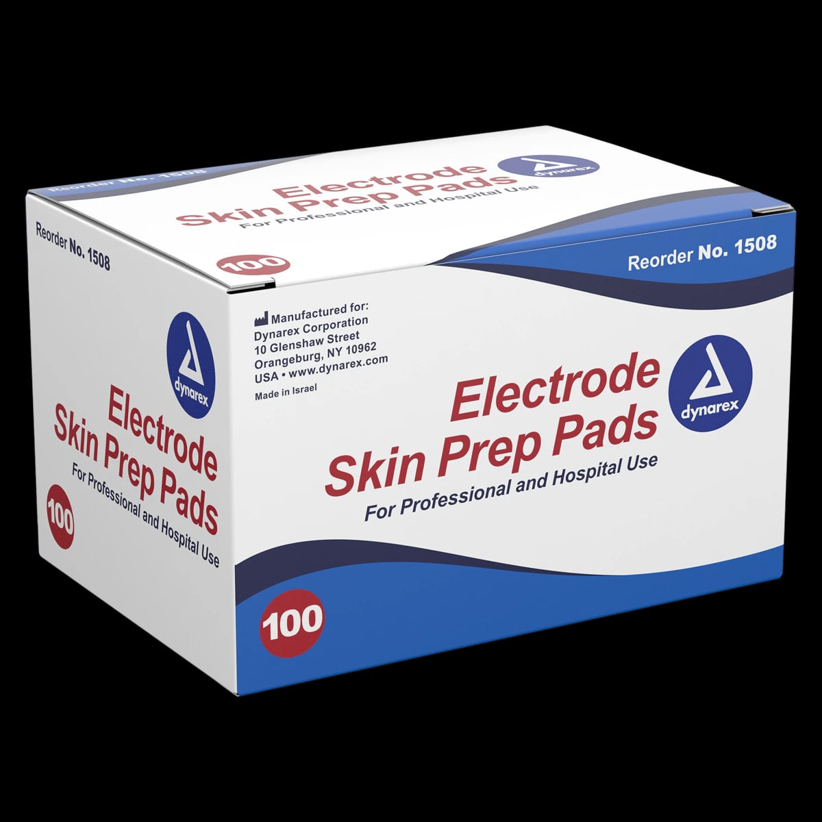 Dynarex Electrode Skin Prep Pad, 1000/Case