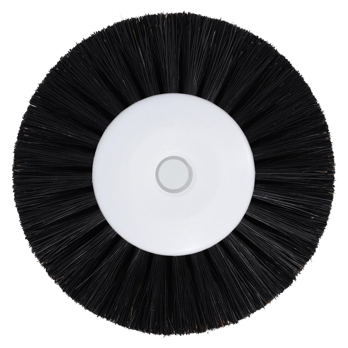 Keystone Industries B20 Converging Bristle Lathe Brush, Plastic Hub, 2-1/2" Diameter, 2 Rows, 12/Pack, 1170200