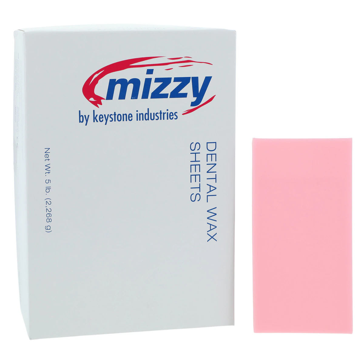 Mizzy Allcezon Baseplate Wax, Light Pink, 5 lb Box, 6160300