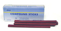 Mizzy Impression Compound Cakes, Red Low Heat, 8 oz (227g) per Cake, Box of 8, 6060100