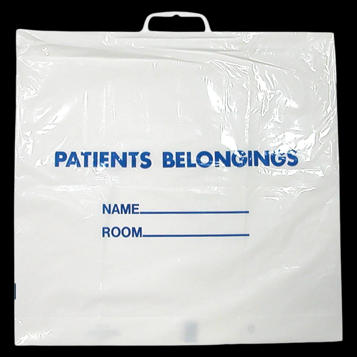 Dukal Patient Belongings Bag, Transparent, 20" x 18-1/2"