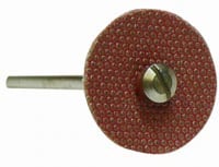 Keystone Flexis Diamond Disc, Red Medium Grit, 8/Box with Mandrel, 1300620