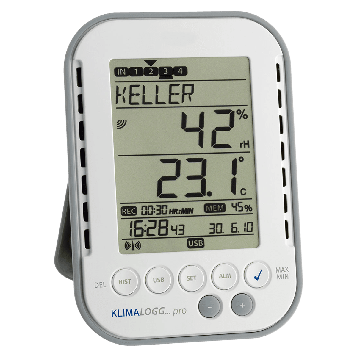 Dostmann Electronic Klimalogg Hygrometer, -20 to 60°C