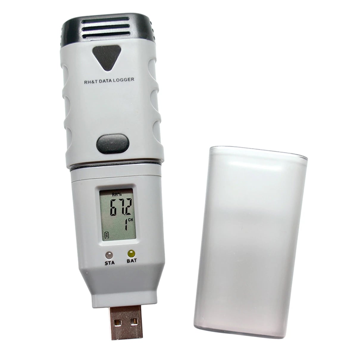 Thermco Products USB Temperature/Humidity Data Logger, -35 to 80°C / -31 to 176°F, Each