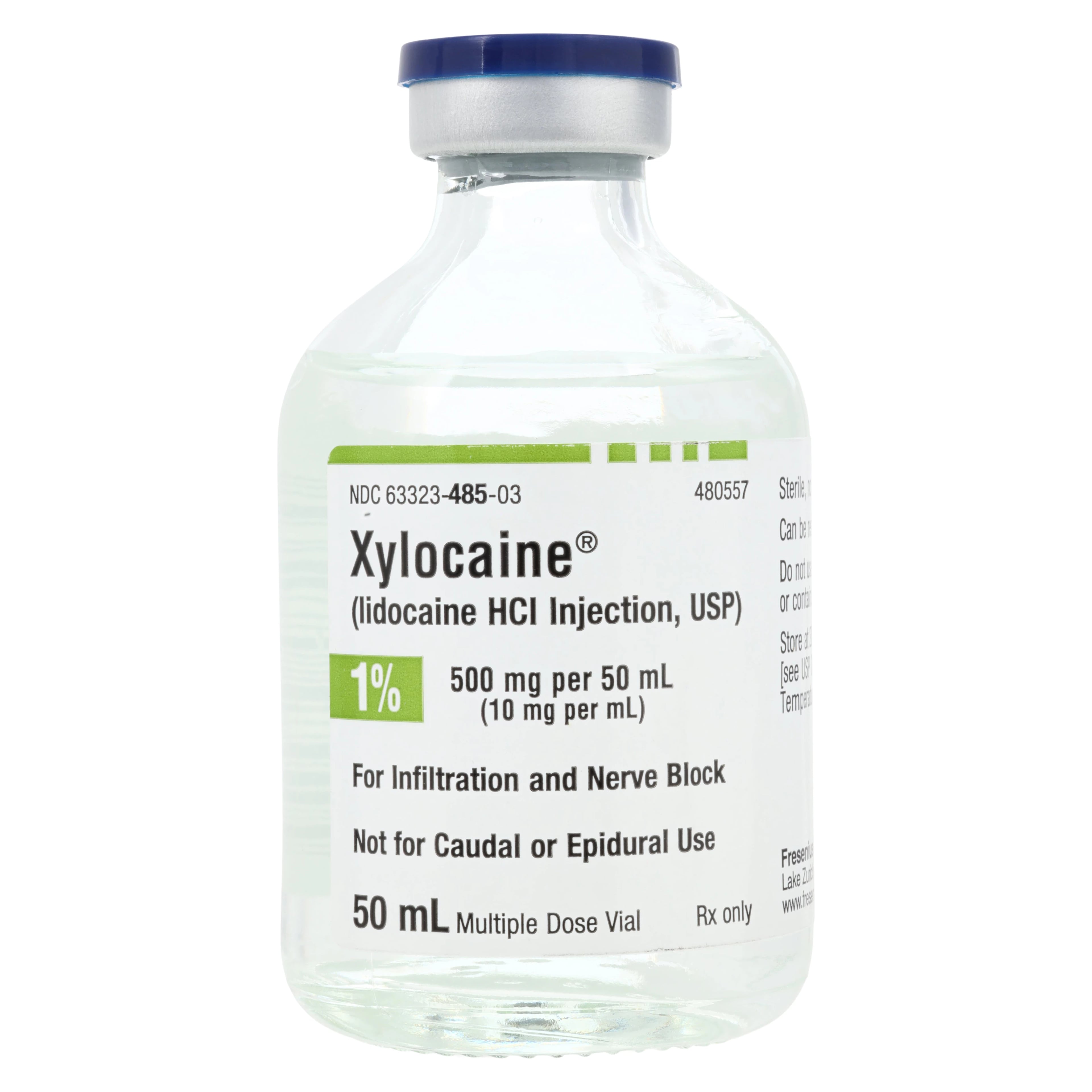 Xylocaine Plain Injection 1% 10mg/mL, Multi-Dose Vial (MDV), 50mL