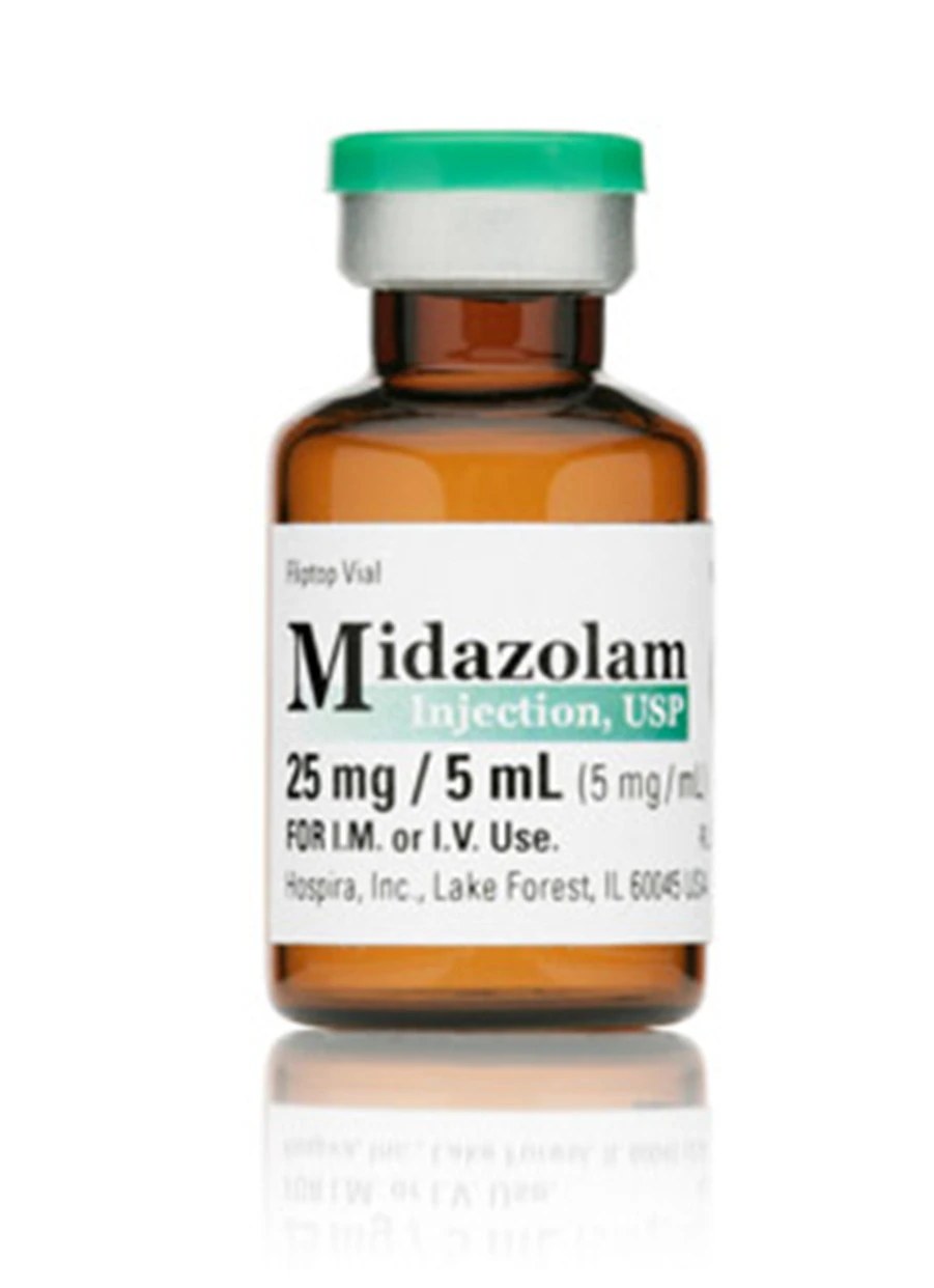 Midazolam HCL Injection 5mg/mL, Multi-Dose Vial (MDV), 5mL