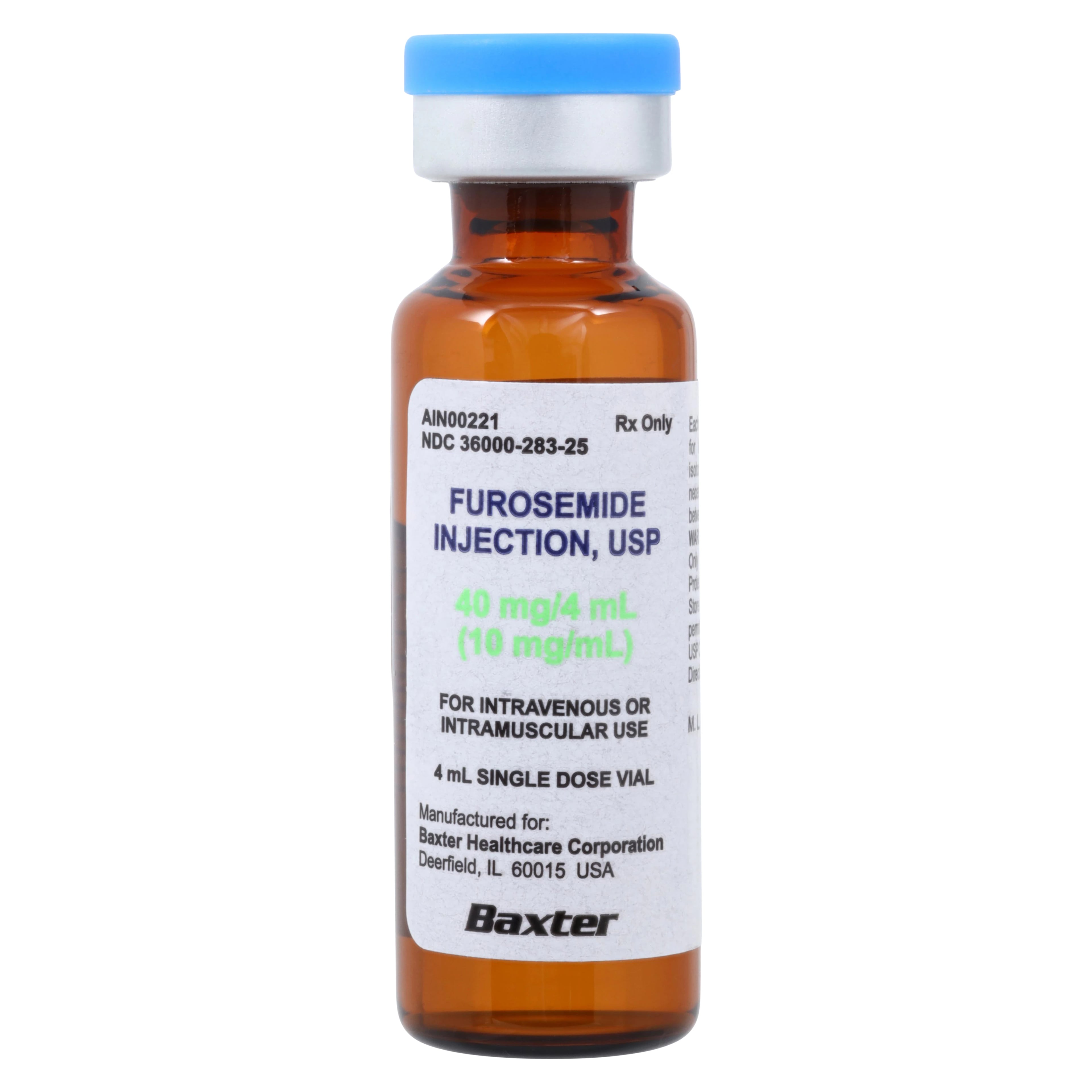 Furosemide Injection 10mg/mL SDV 4mL Each, Baxter