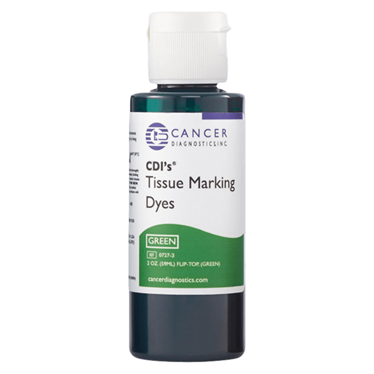 Cancer Diagnostics Tissue Marking Dye, Green, 2 oz Bottle