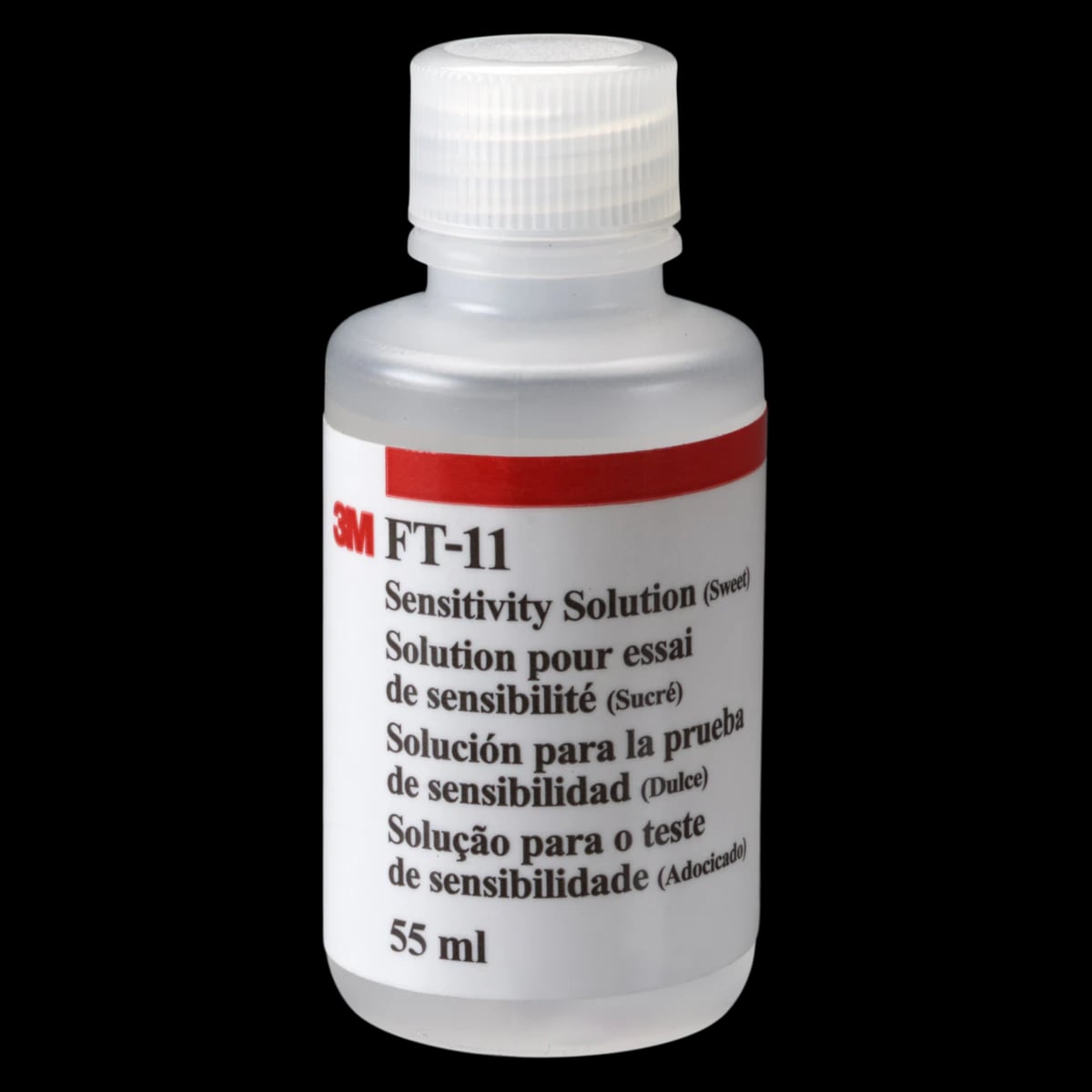 3M™ Qualitative Fit Test Sensitivity Solution, Sweet, 55 ml Bottle, 6/Pkg, FT-11