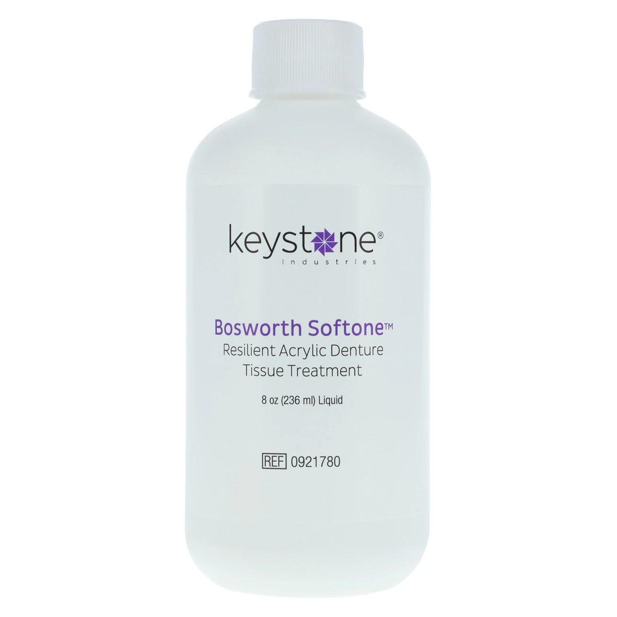 Softone Resilient Denture Acrylic Treatment Liquid, 8 oz (118 mL) Bottle, #0921780