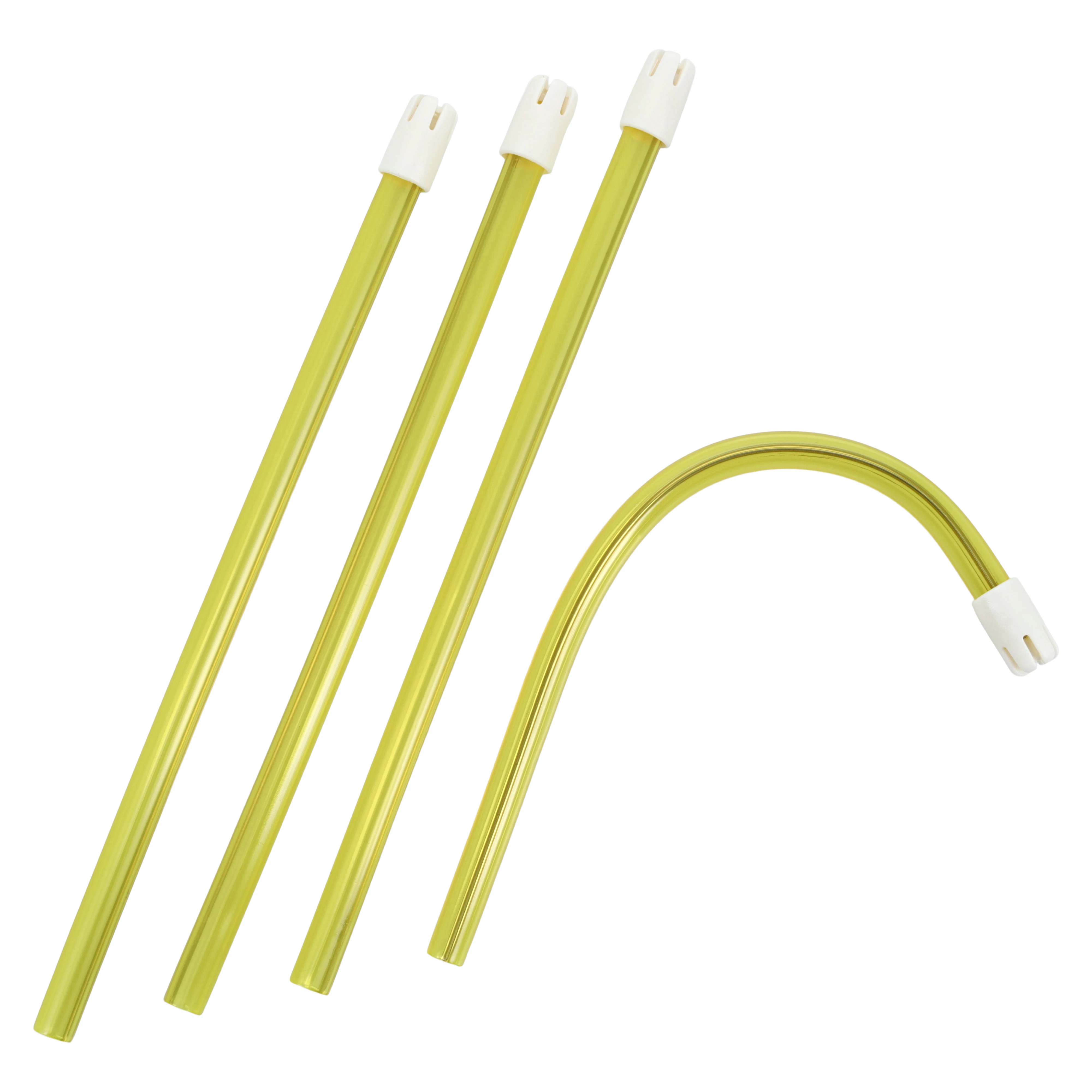 Flexo Disposable Saliva Ejectors, Plastic, Fixed Tips, Yellow, 100/Pk, 1662217