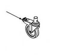 Graham-Field Locking Casters for 566G Recliner, Each