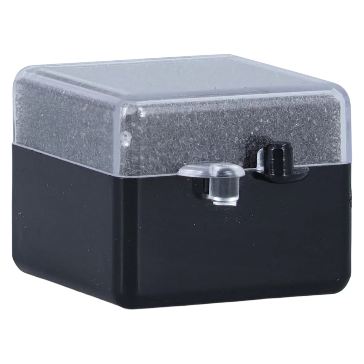 C&B Complete Rigid Box, 1" x 1" x 3/4", Black/Clear with Char Filler, 1000/Package