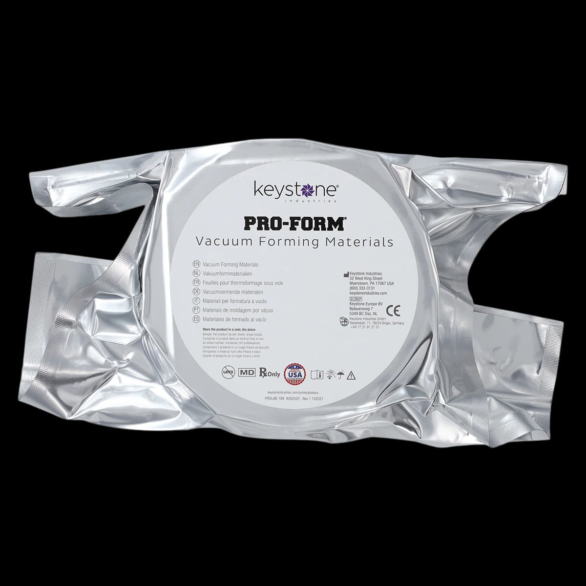 ProForm Splint Material .040" 125mm Round, 50/Pkg, 9614830R1