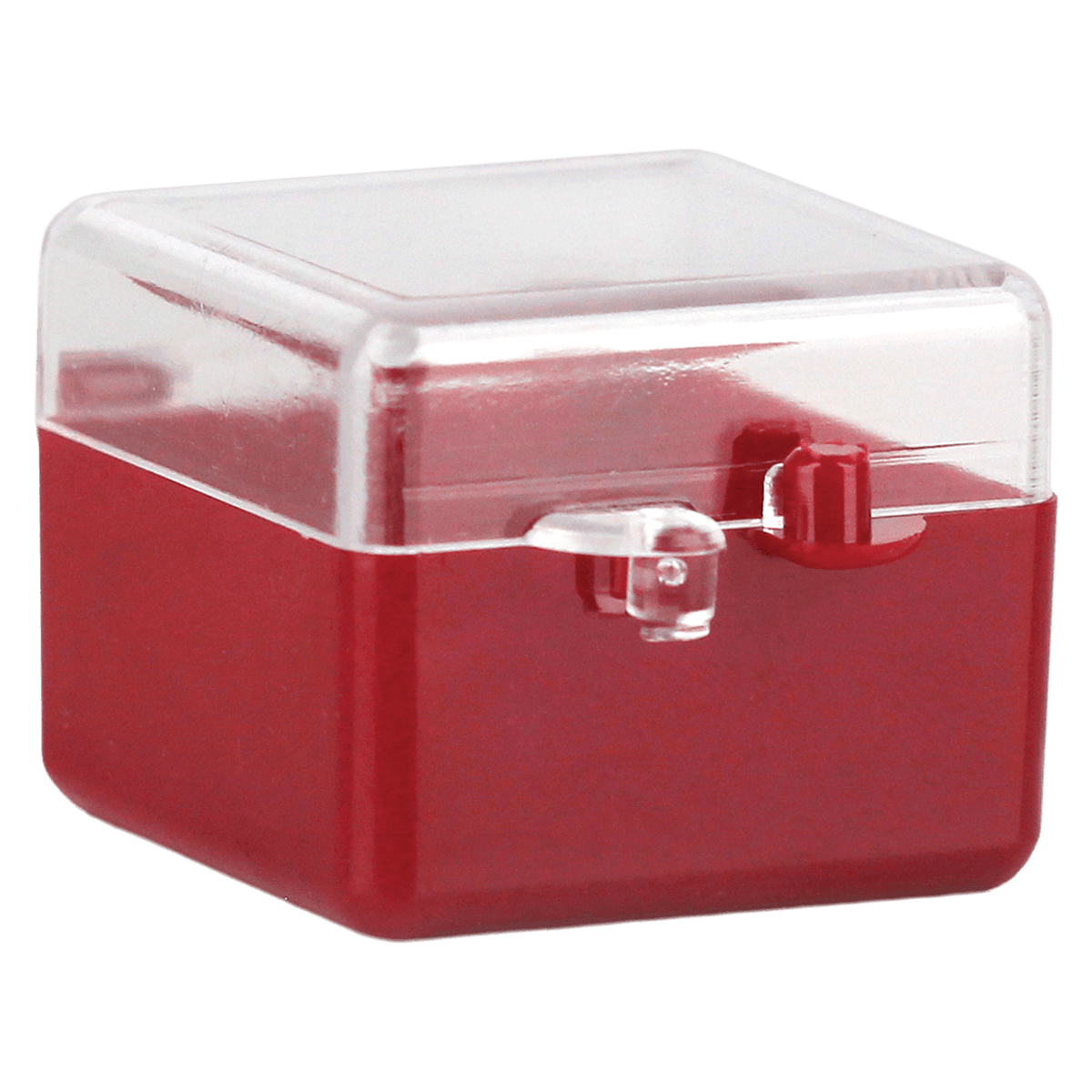 C&B Rigid Plastic Boxes, 1" x 1" x 3/4", 100/Package
