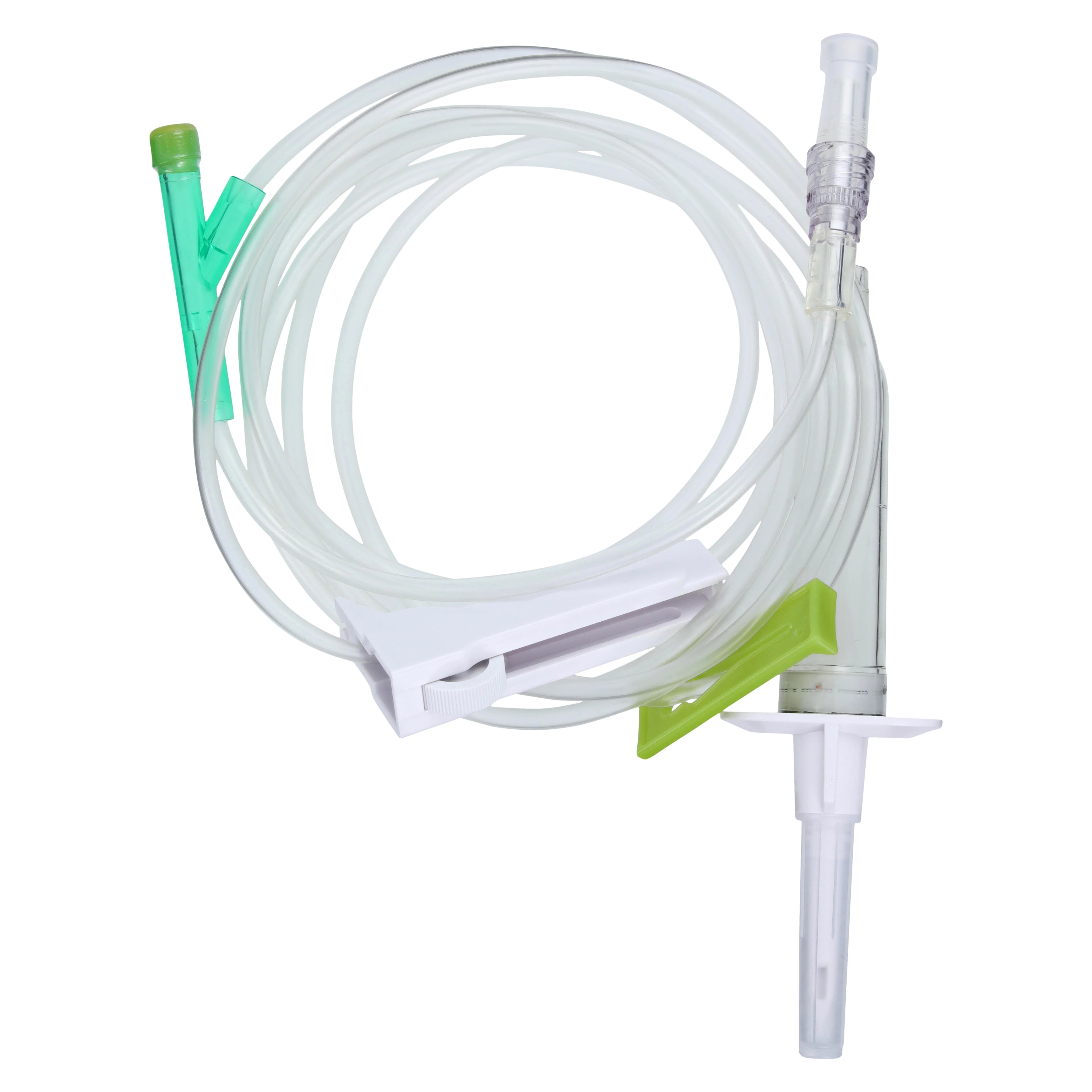 LifeShield Primary Macrobore IV Administration Set, 15 Drops/mL, 80" Tubing, Y-Site Clamp, 1267228