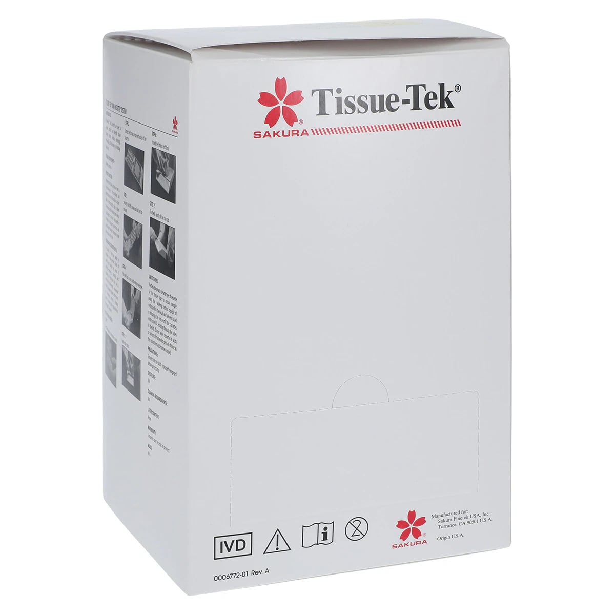 Tissue-Tek Uni-Cassette Biopsy Cassette, White, Locking Lid, for SmartWrite/AutoWrite, 500/Case