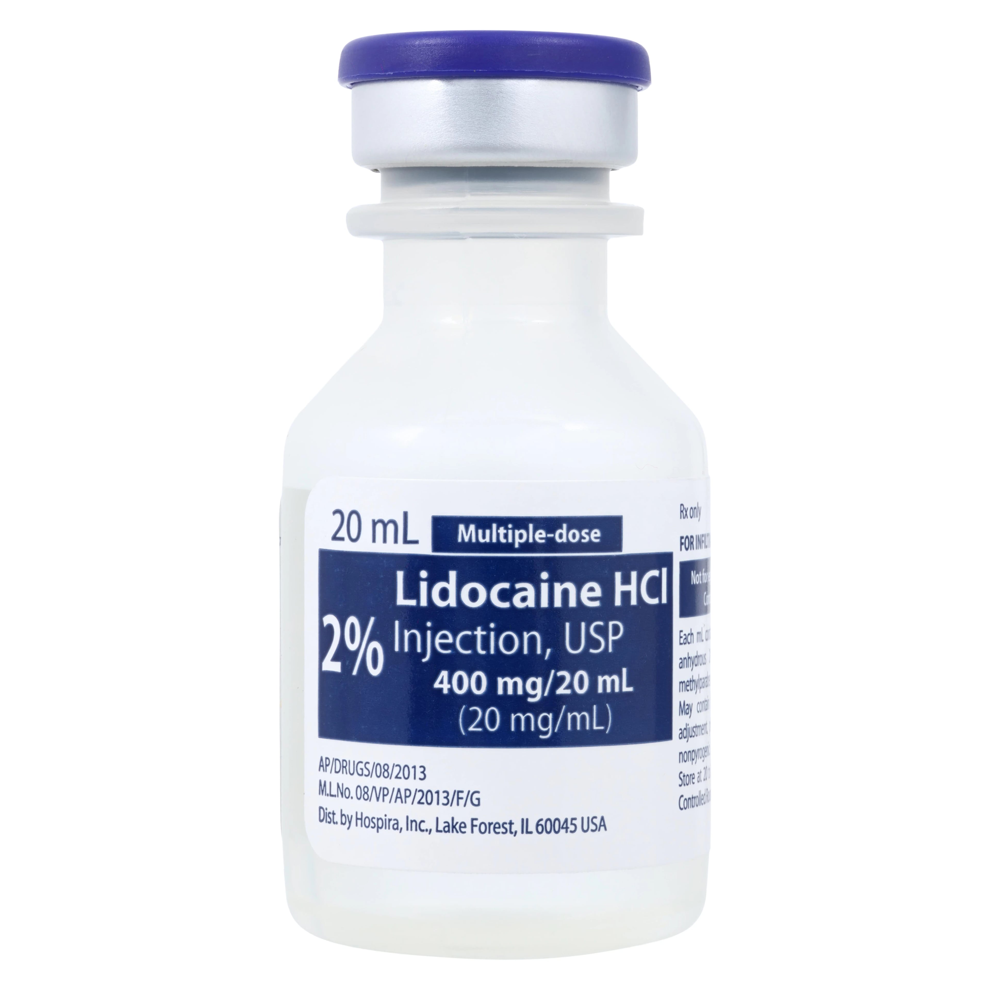 Lidocaine HCl Injection 2% MDV 20mL (Multiple-Dose Vial)