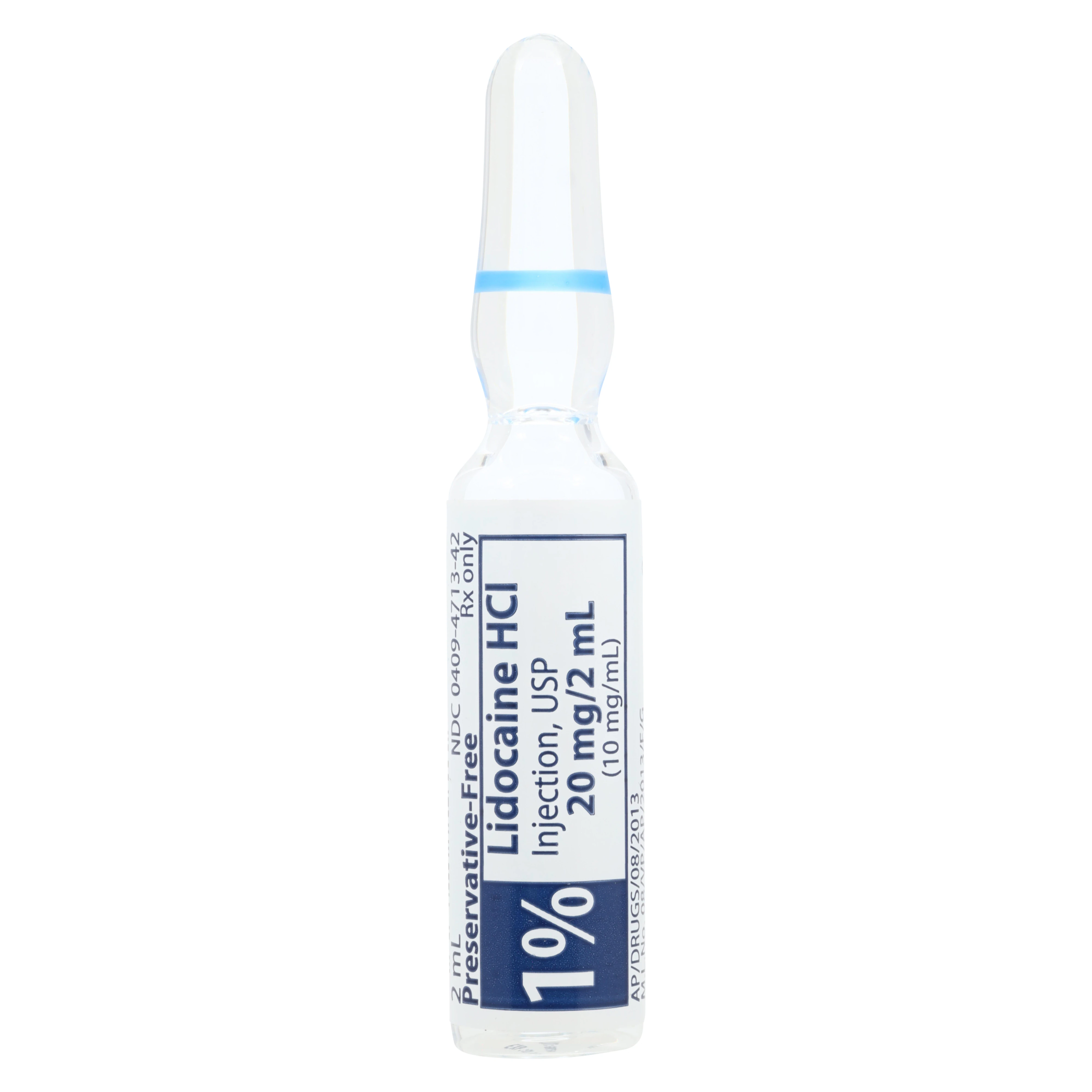 Lidocaine HCl Injection 1% Preservative-Free Ampule, 2 mL Each (Pfizer Injectables)
