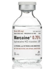 Marcaine Injection 0.75% Preservative Free (PF), Single Dose Vial (SDV), 30mL, 10/Package