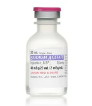 Sodium Acetate Injection 2mEq/mL, Single-Dose Vial, 20mL, 25/Package