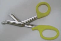 Fine Surgical Instruments Utility EMT Shears, 7-1/2" Stainless Steel, Autoclavable, Yellow