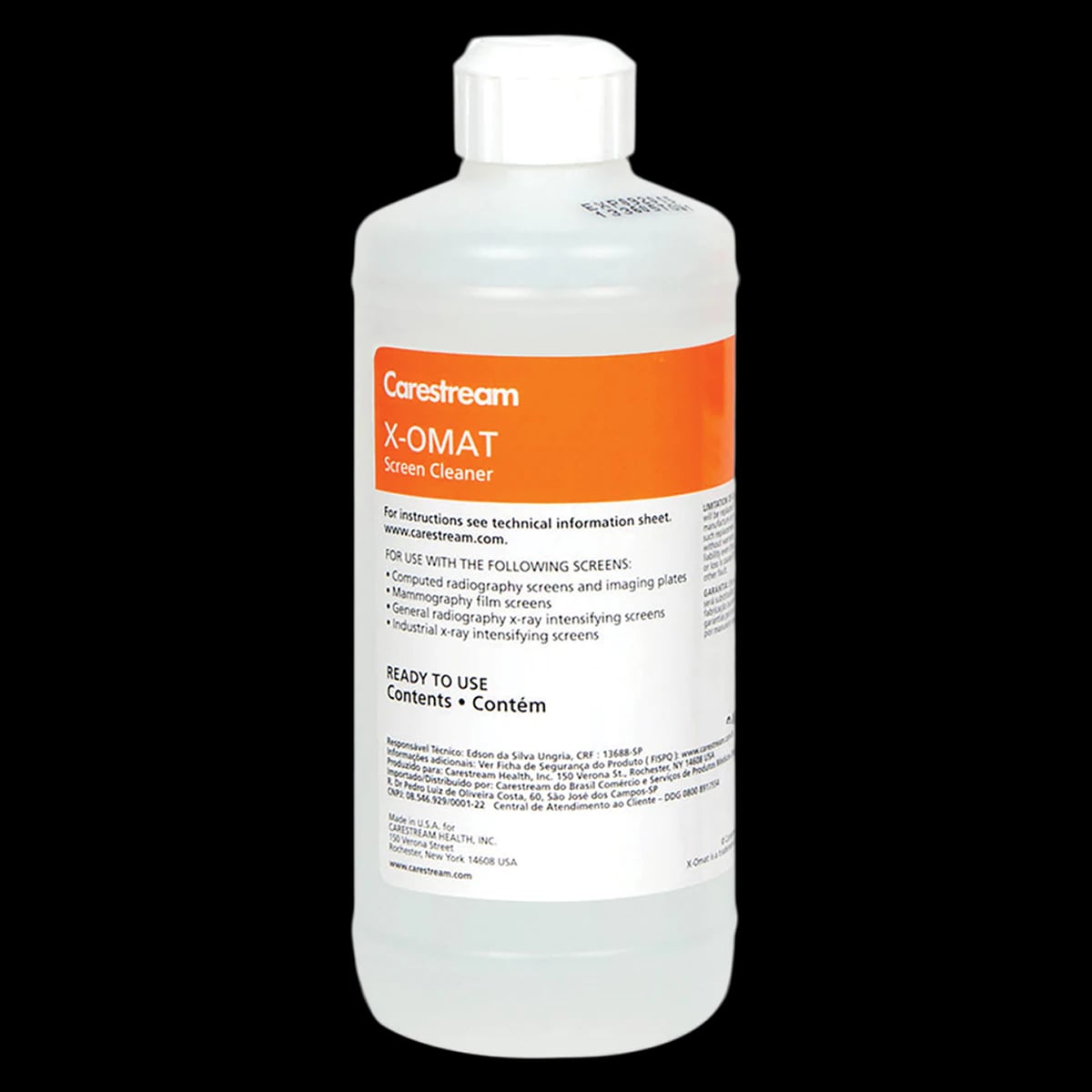 Carestream X-OMAT Screen Cleaner, 250 mL Bottle, 8607020