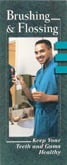 Krames Communications Brochure Brushing & Flossing, 6 Panels, English, 50/Package