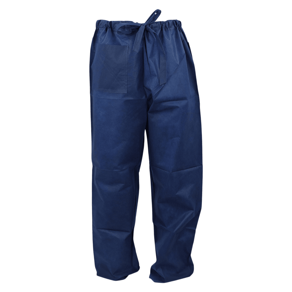 Dukal Disposable Scrub Pants, Small, Dark Blue, Non-Sterile, Fluid Resistant, 10/Bag
