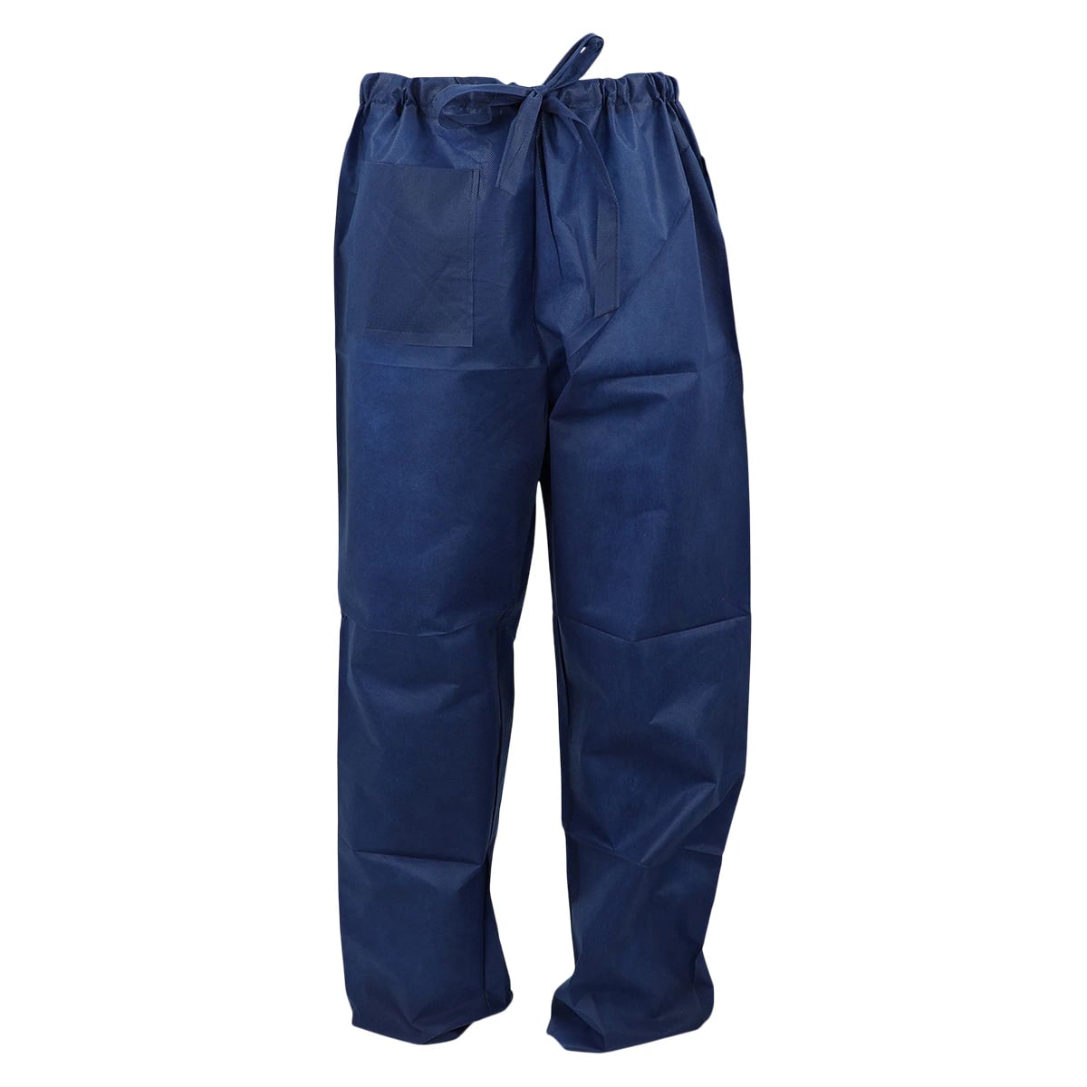 Dukal Scrub Pants Disposable, Medium, Dark Blue, Non-Sterile, Spunbonded Polypropylene, 10/Bag