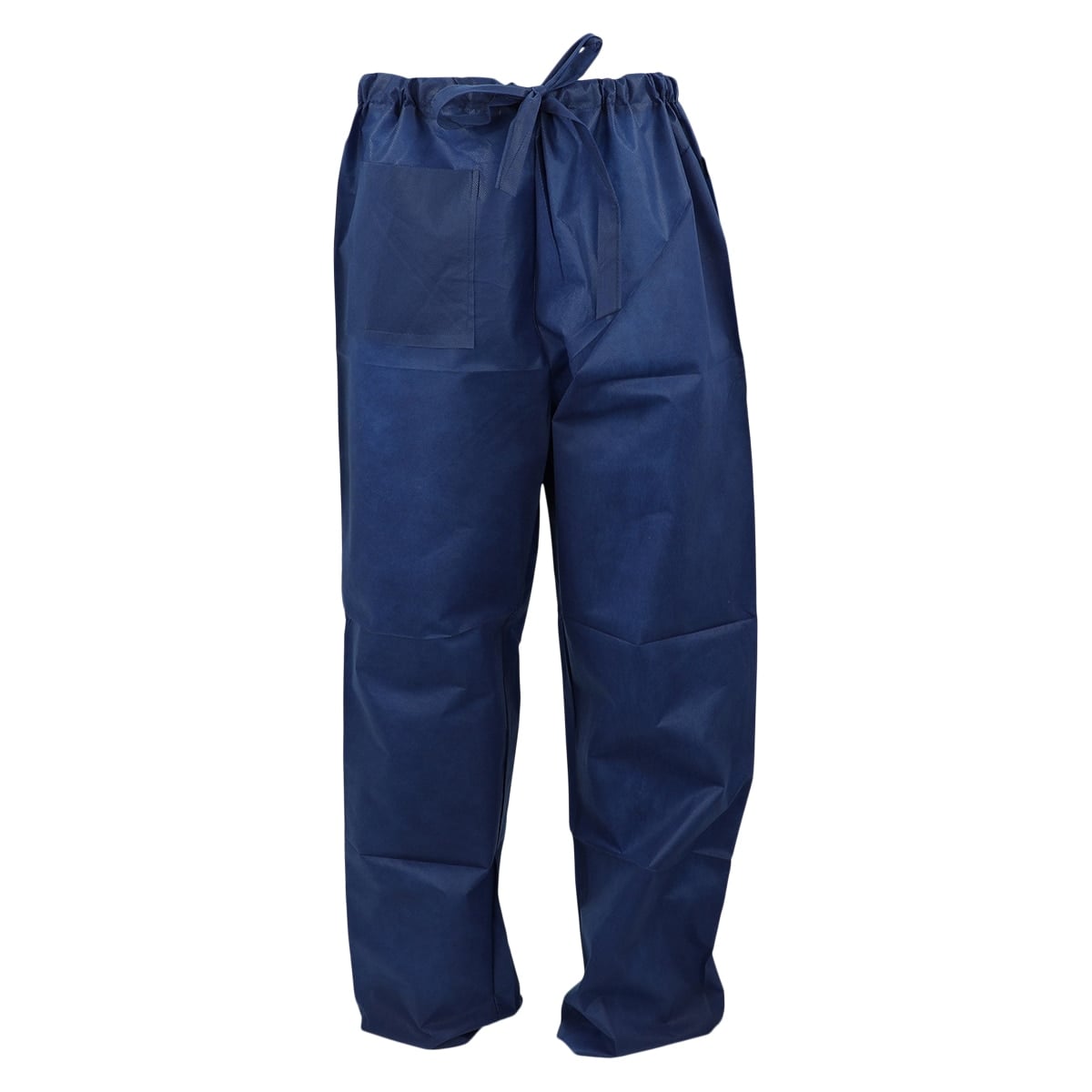 Dukal Scrub Pants Disposable, Large, Dark Blue, Non-Sterile, Spunbonded Polypropylene, 10/Bag