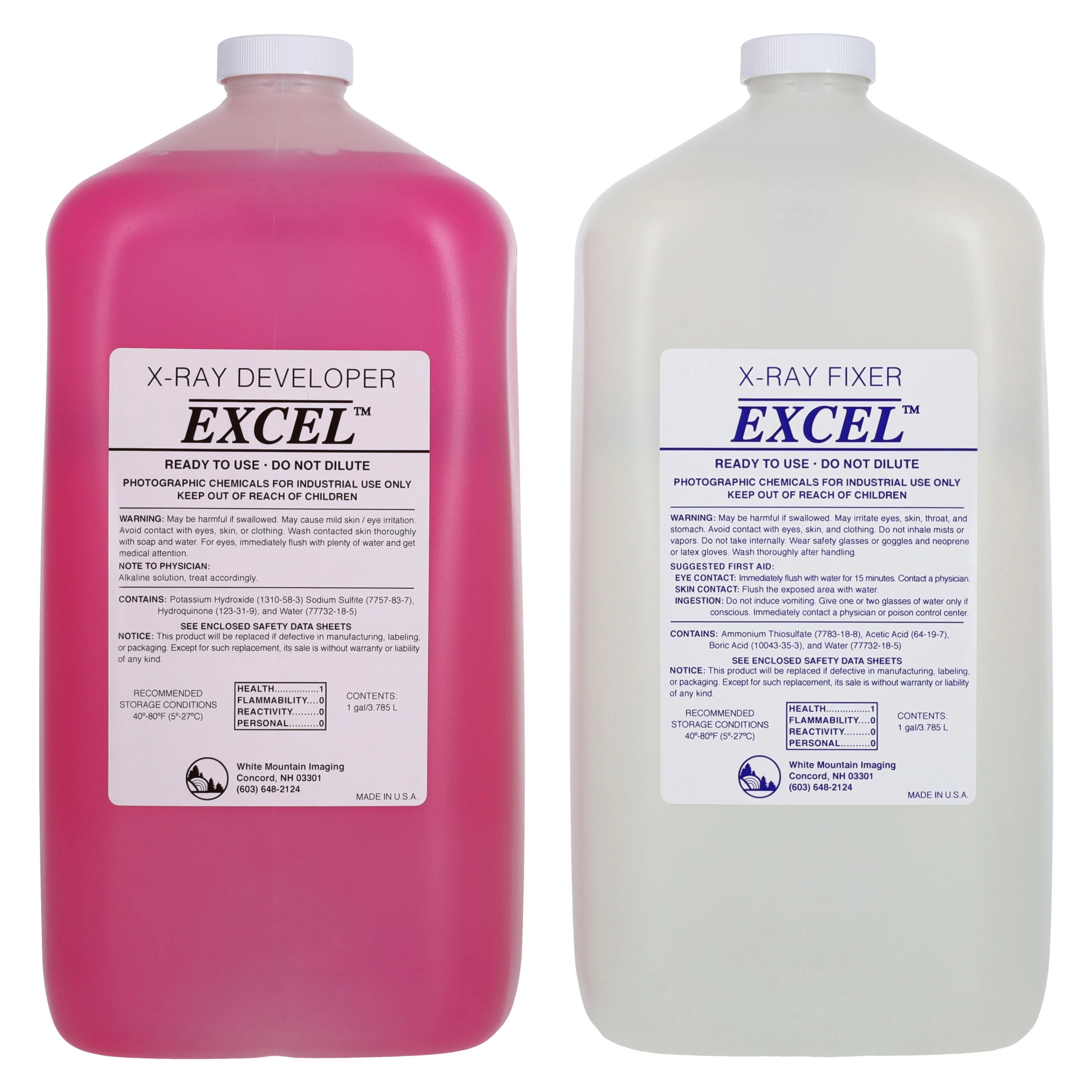 Dent-X Excel Developer and Fixer, Ready-To-Use, 2 Gallons Each, Case of 2