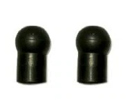 Welch Allyn Professional Series Stethoscope Eartips, Black, Comfort Fit, Pair