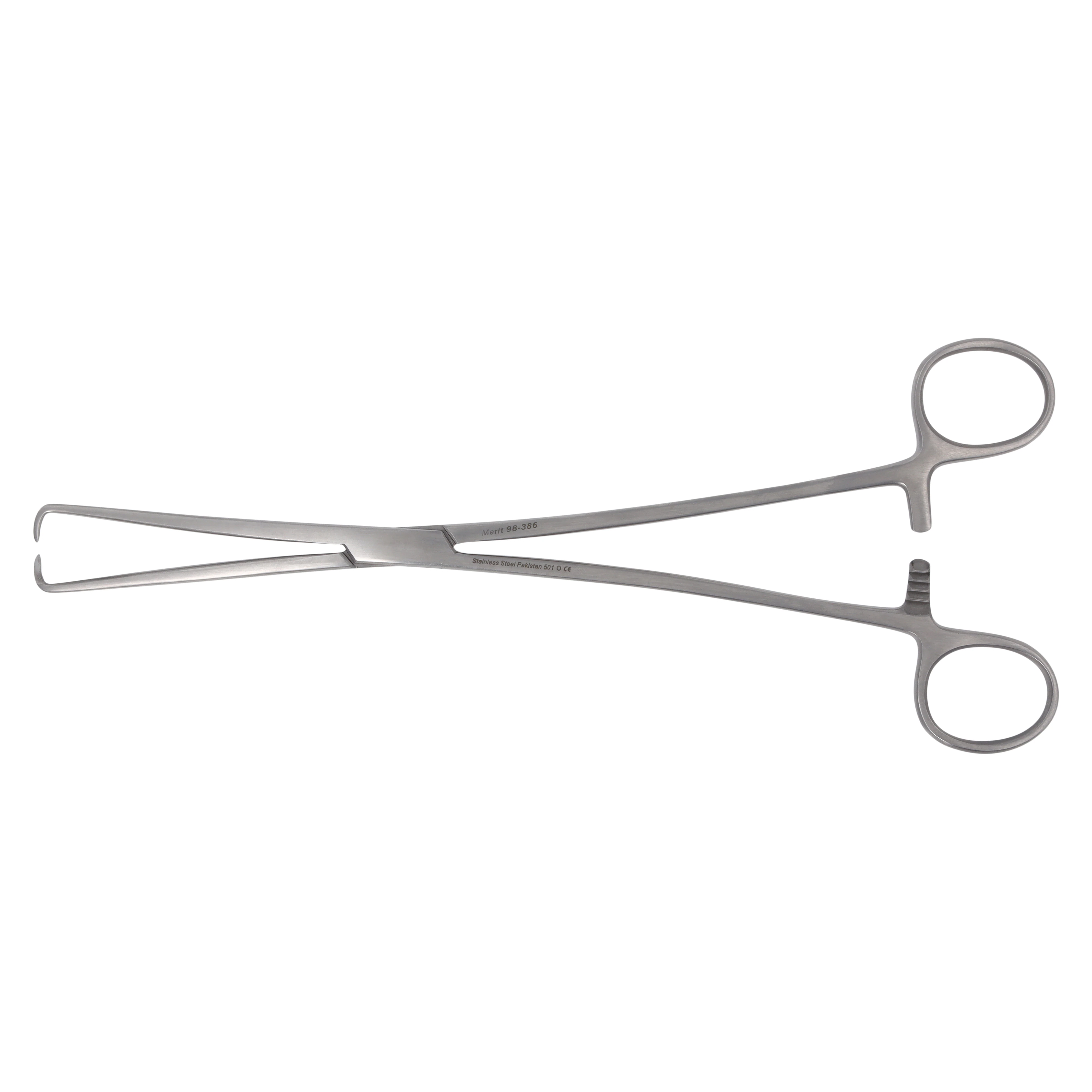 Schroeder Tenaculum Forcep, Straight, 9-1/2", Stainless Steel, Non-Sterile, Each