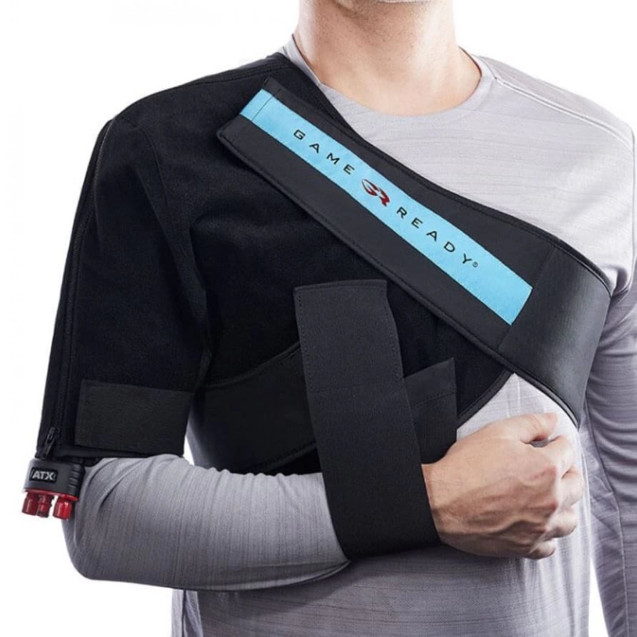 Game Ready ATX Compression Wrap, Medium, Left Shoulder (Assembled)