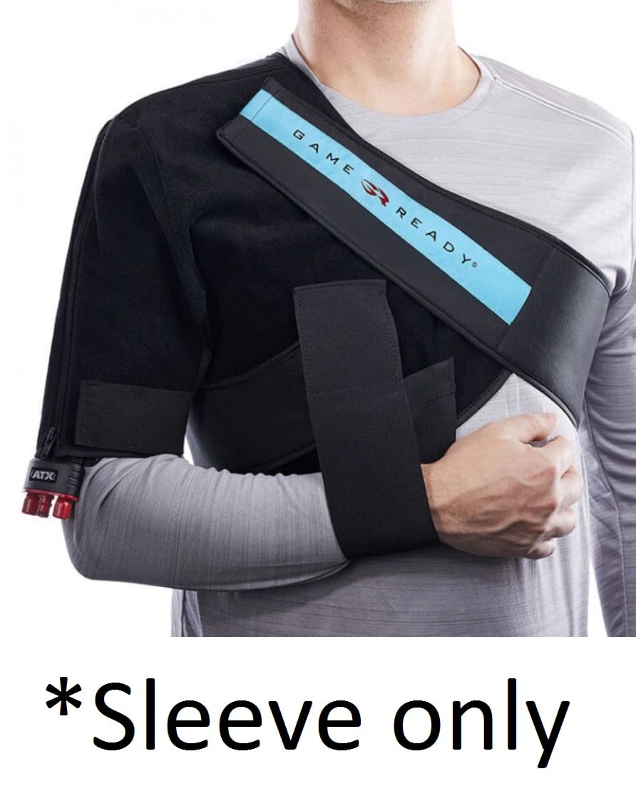 Avanos Medical Game Ready ATX Compression Sleeve, Large, Left Shoulder, for GRPRO 2.1 & Med4 Elite
